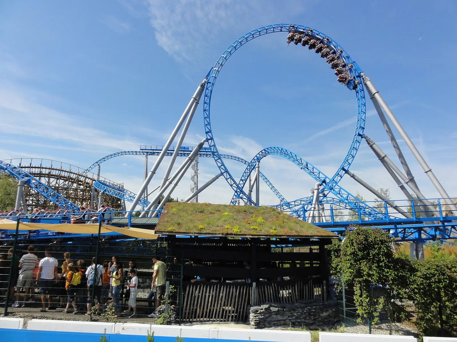 blue fire Megacoaster